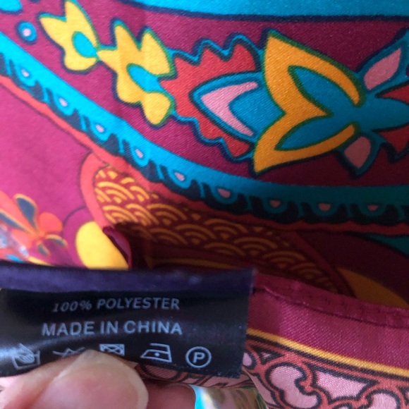 Powder Large Printed Scarf - Picture 5 of 7